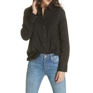 NWT Free People Breezy Mornings Linen Shirt